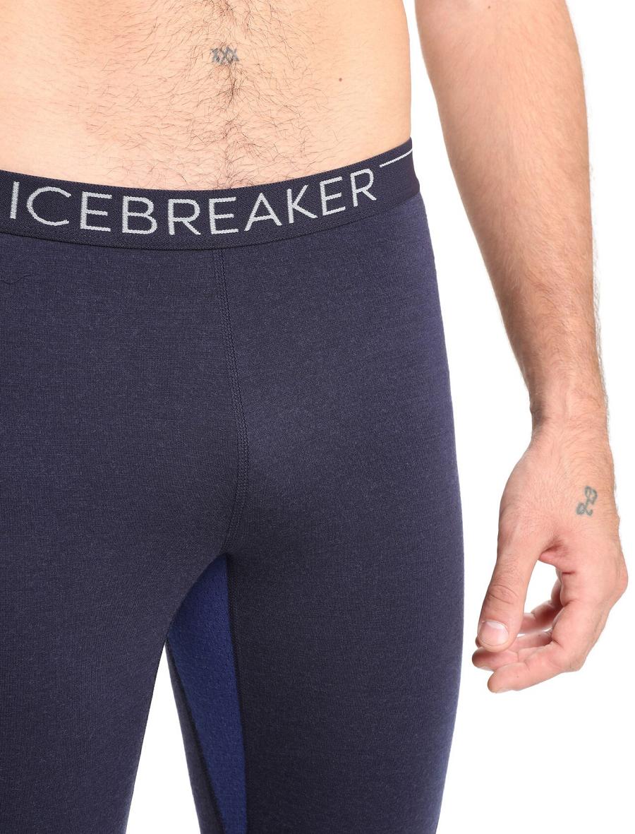 Legginsy Icebreaker BodyfitZone™ Merino 260 Zone Thermal Męskie Granatowe Królewski Niebieski Granatowe | PL 1810DFMN